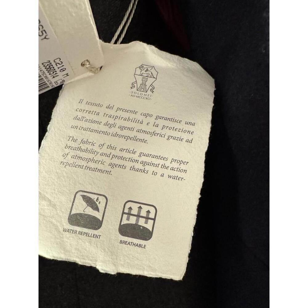 Brunello Cucinelli Blazer Style Cashmere Navy Coat Size M - Picture 5 of 5